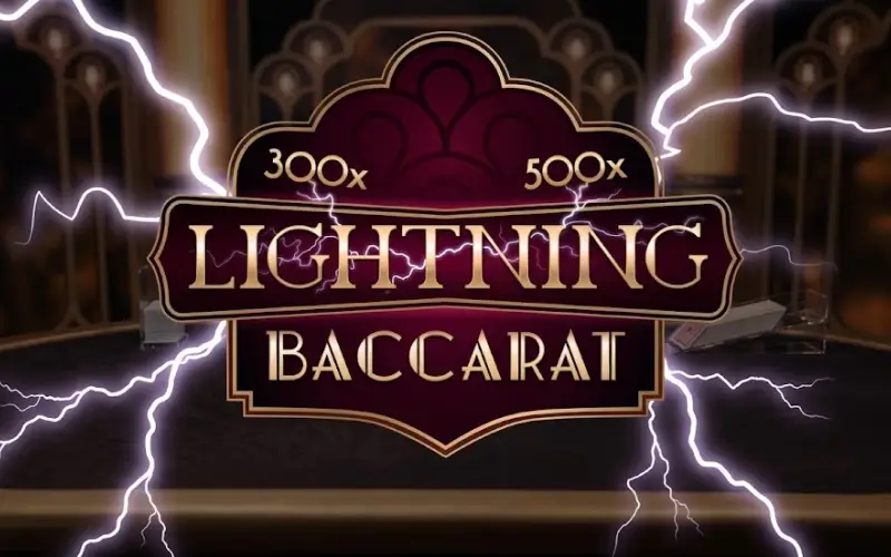 Strike supercharged payouts with Lightning Baccarat at Stake Casino.