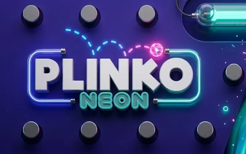 Experience vibrant action playing Neon Plinko at Stake Casino.