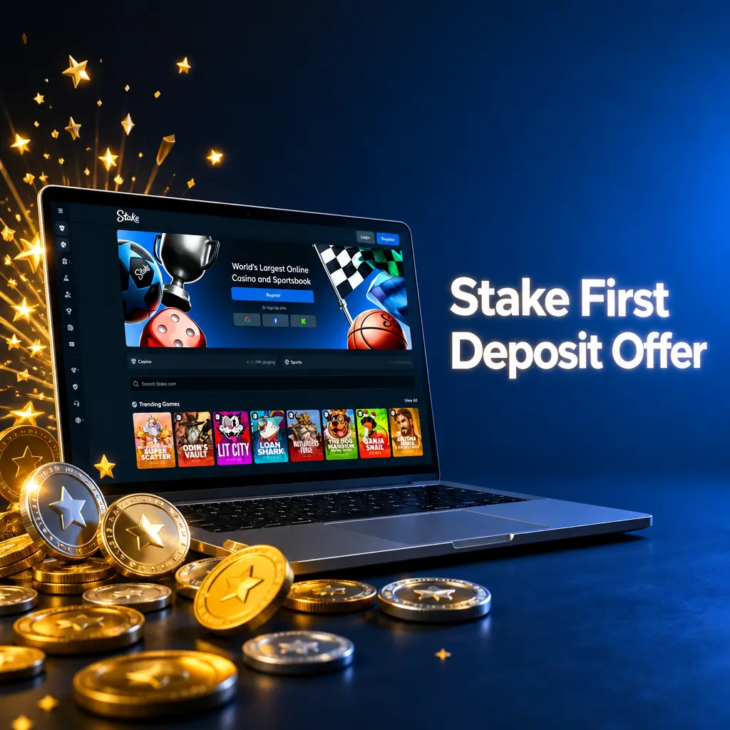 Stake first deposit offer: earn up to 15% rakeback with no wagering requirement on casino and sports bets.