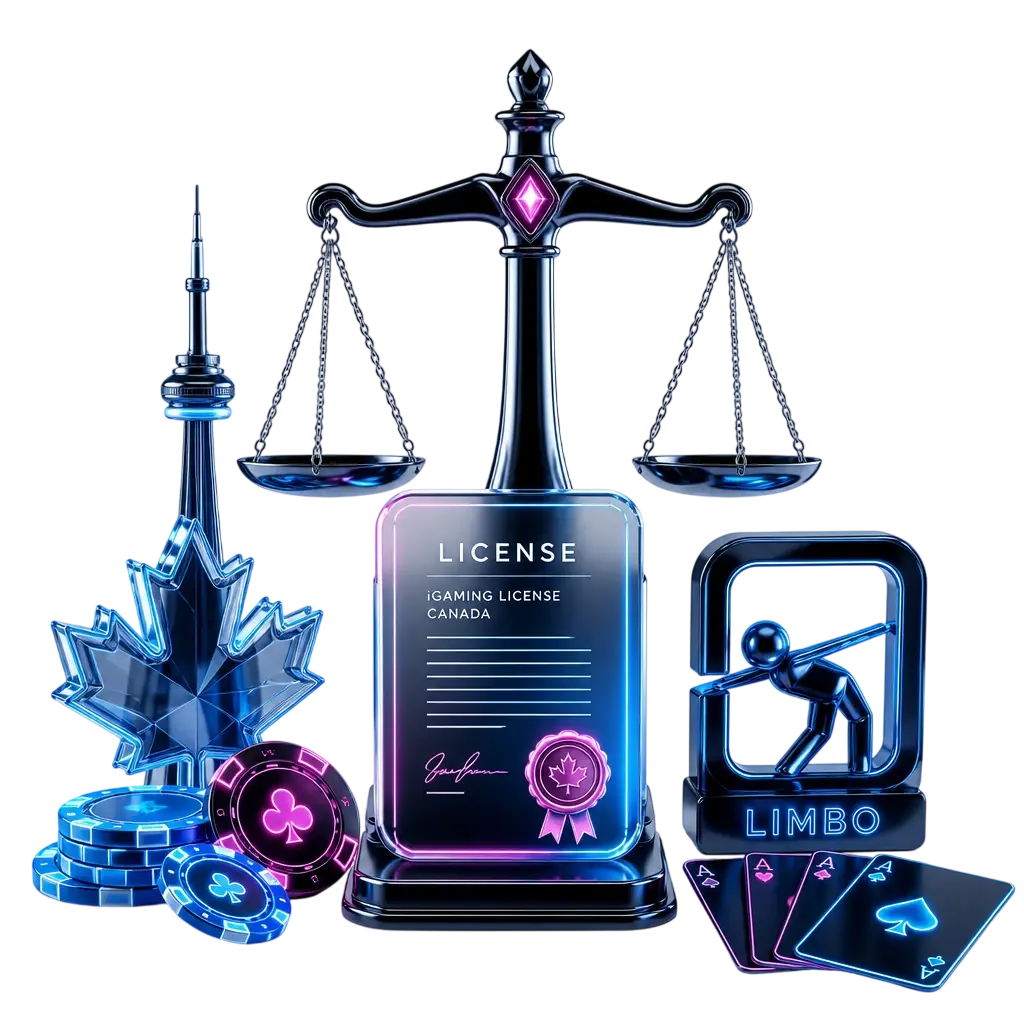 Limbo game legality in Canada: offshore access outside Ontario, AGCO rules apply in Ontario, Stake holds a Curaçao licence.